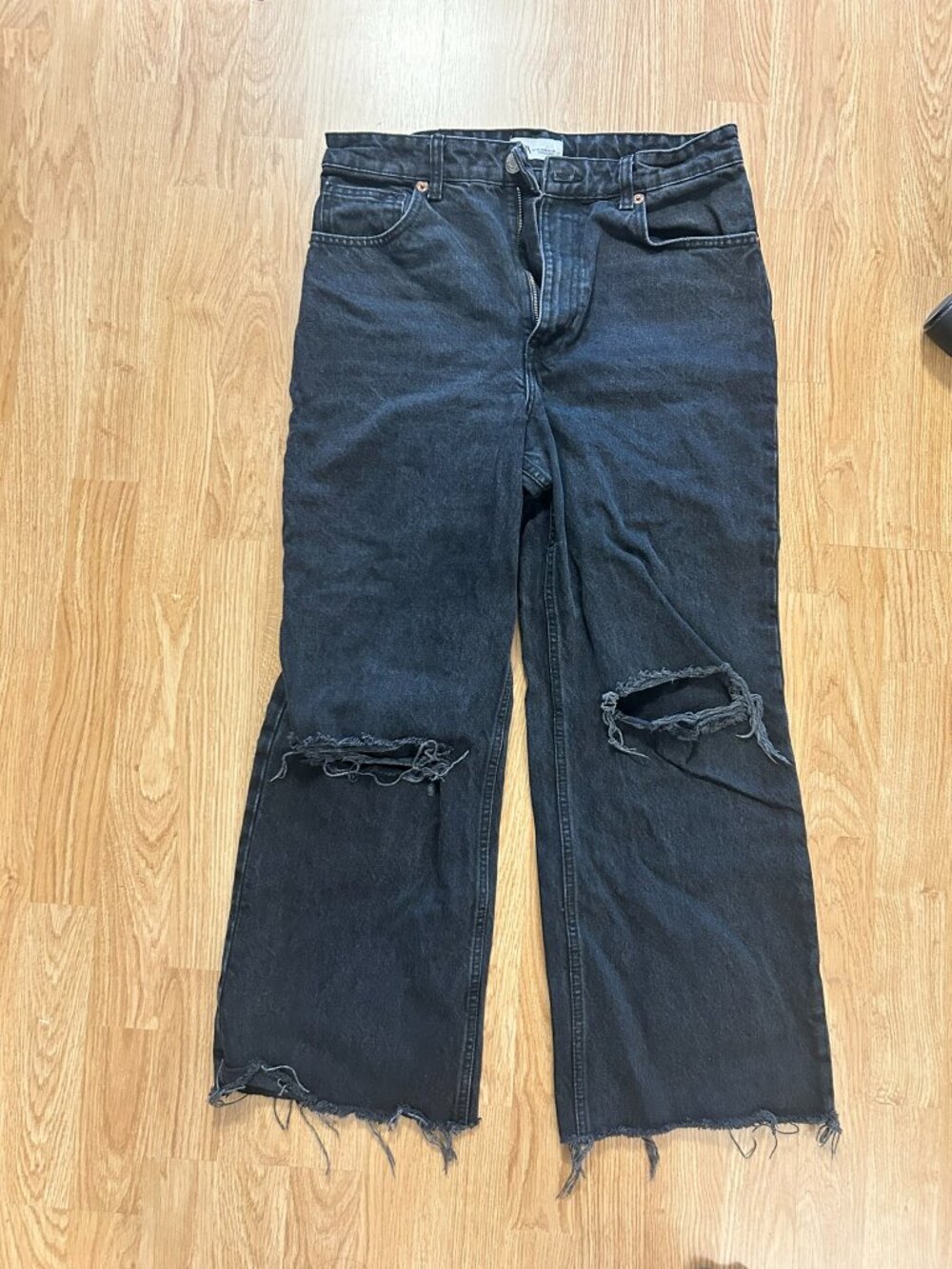 Zara baggy distressed jeans